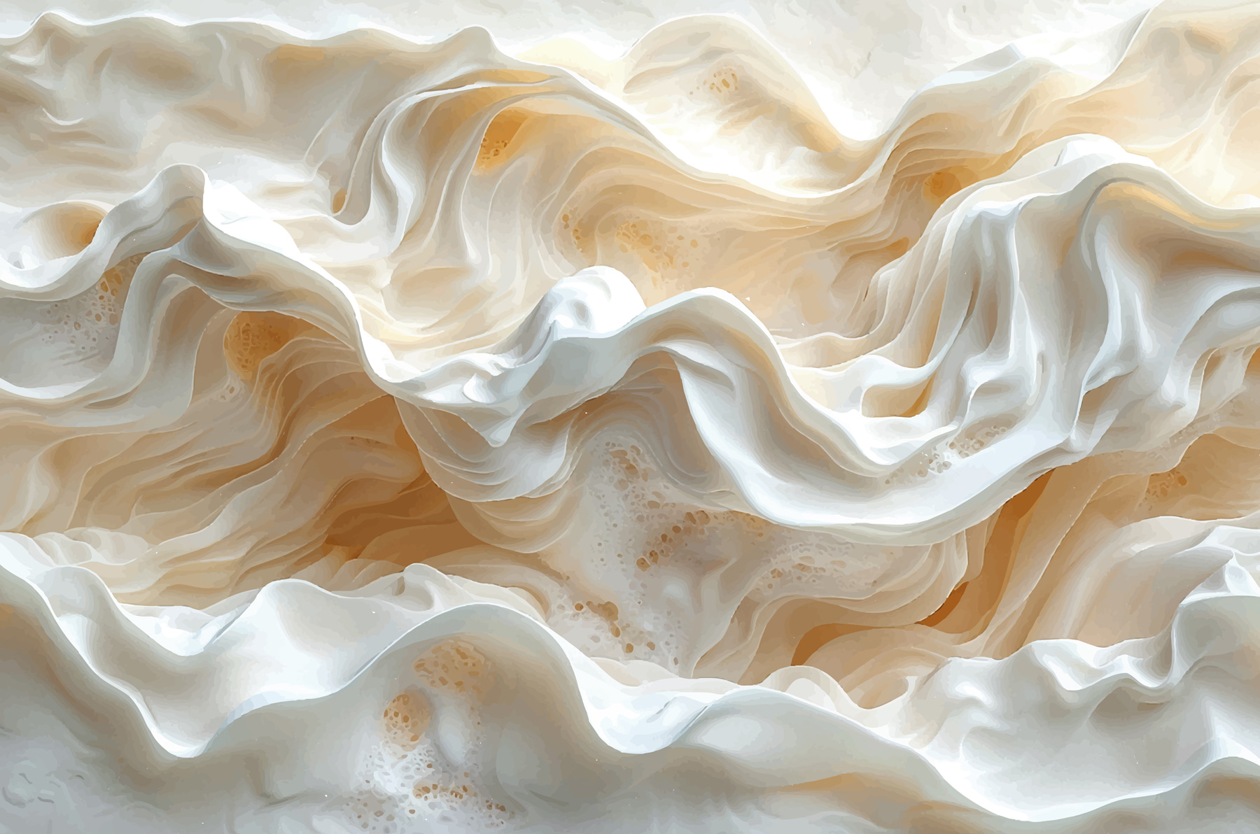 Close up of a white wave