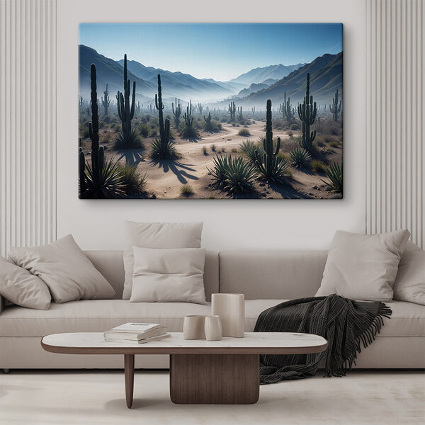 Quadri Quadri Cactus nel deserto (COD: s40153)