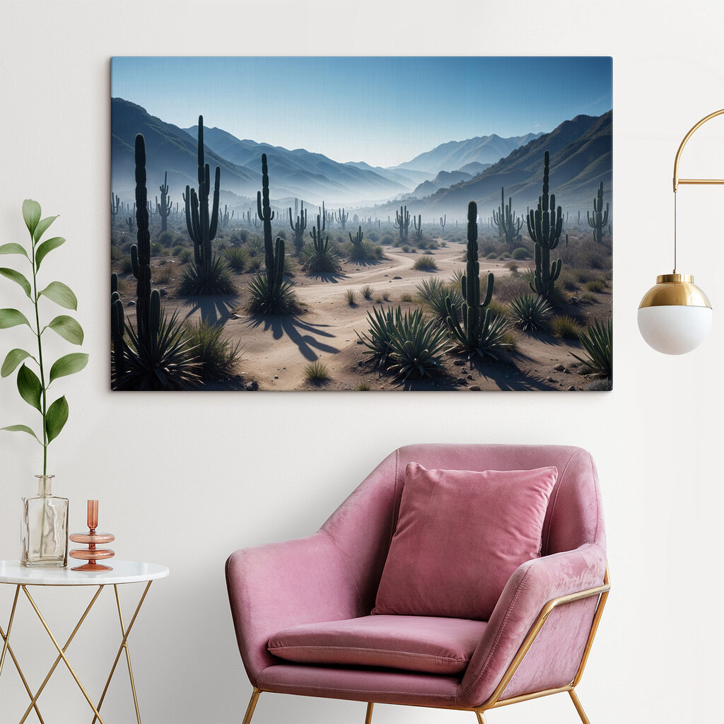 Cactus in a desert