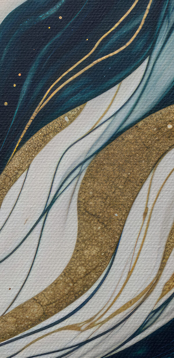 Close up of a painting Close up of a painting