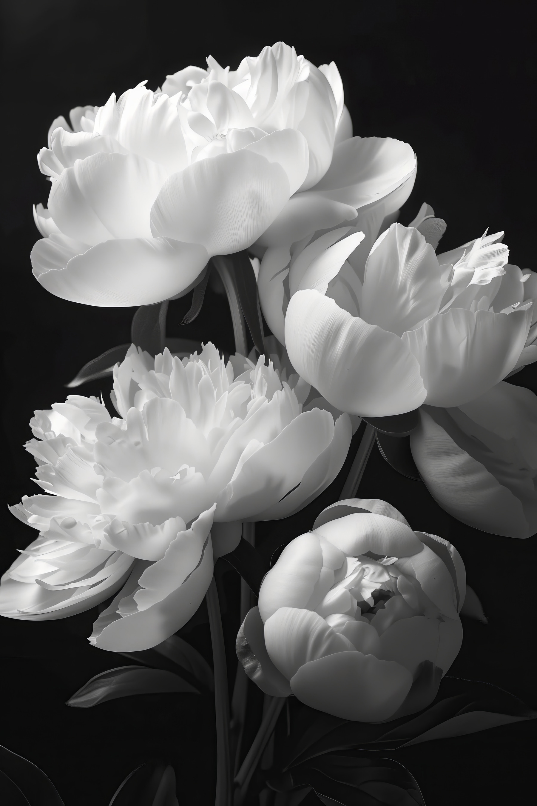 Group of white flowers
