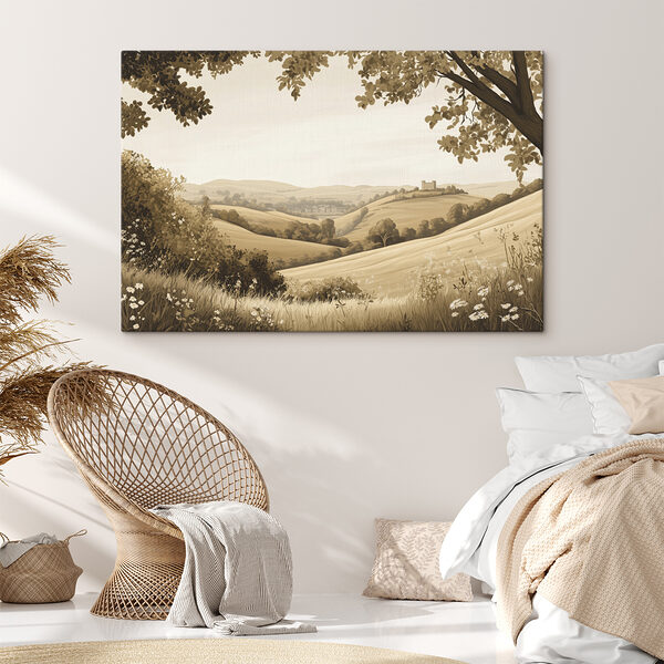 Quadri Quadri Paesaggio con colline e alberi (COD: s40230)