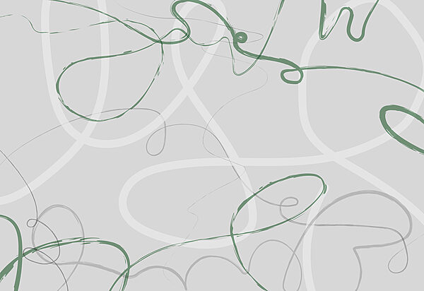 Linee ondulate verdi e grigie Linee ondulate verdi e grigie