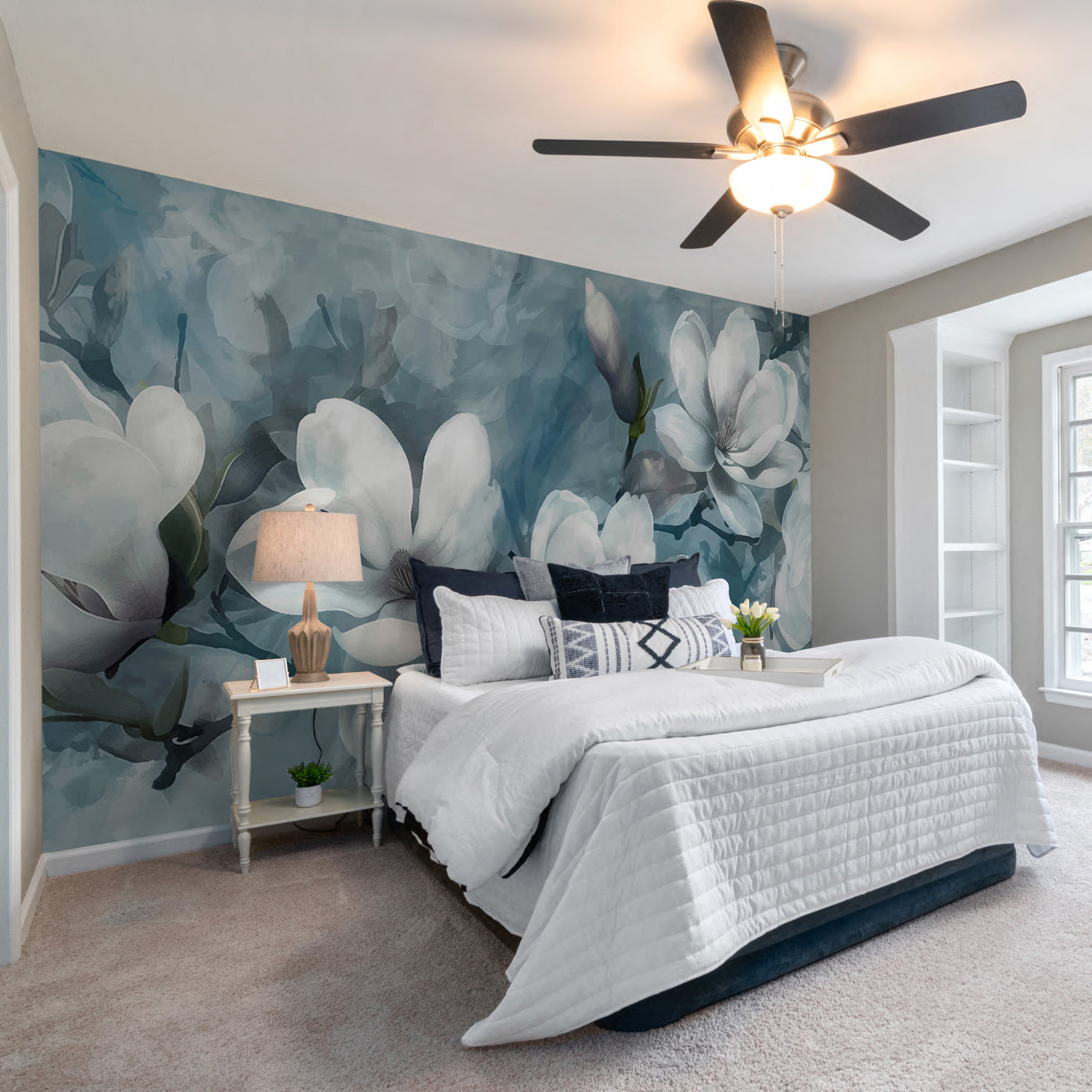 Group of white flowers