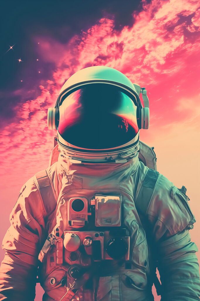 Astronaut in a space suit