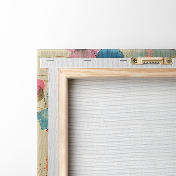 Painting of flowers on a white background Painting of flowers on a white background