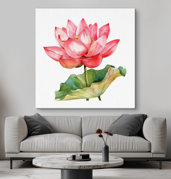 Quadri Acquerello raffigurante un fiore rosa (COD: s40382) Quadri Quadri Acquerello raffigurante un fiore rosa (COD: s40382)