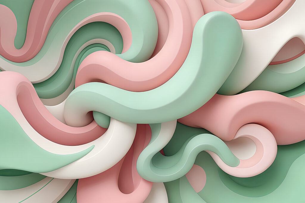 Close up of a colorful object