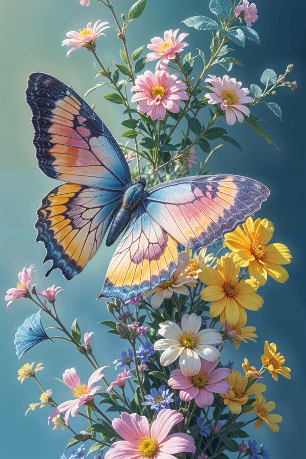 Butterfly on a flower Butterfly on a flower