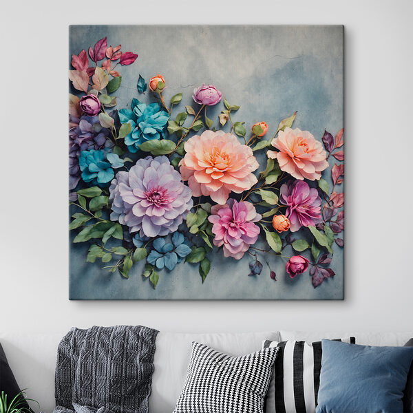 Quadri Mazzo di fiori colorati (COD: s40346) Quadri Quadri Mazzo di fiori colorati (COD: s40346)