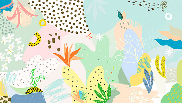 Motivo colorato con forme e colori diversi Motivo colorato con forme e colori diversi