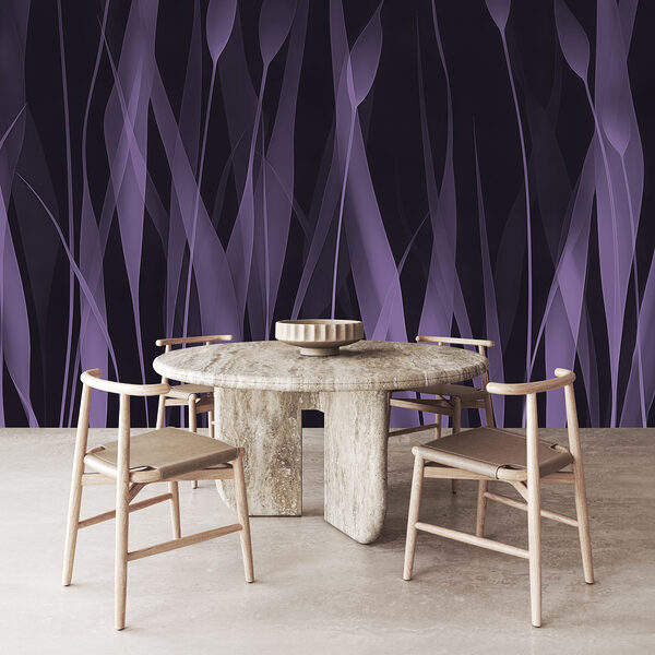Erba viola con linee bianche Erba viola con linee bianche