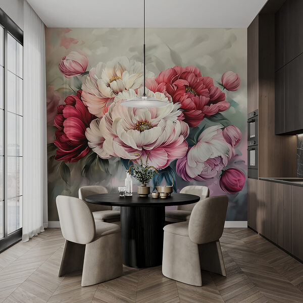 Pittura di fiori su una superficie Pittura di fiori su una superficie