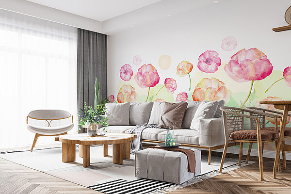 Pittura ad acquerello di fiori Pittura ad acquerello di fiori