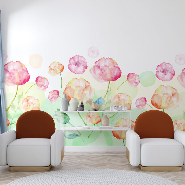 Pittura ad acquerello di fiori Pittura ad acquerello di fiori