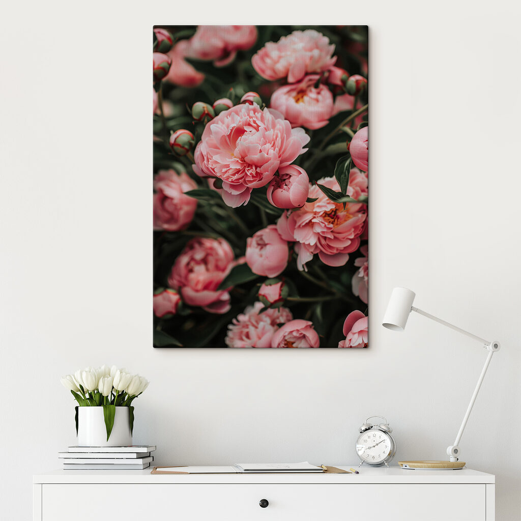 Group of pink flowers