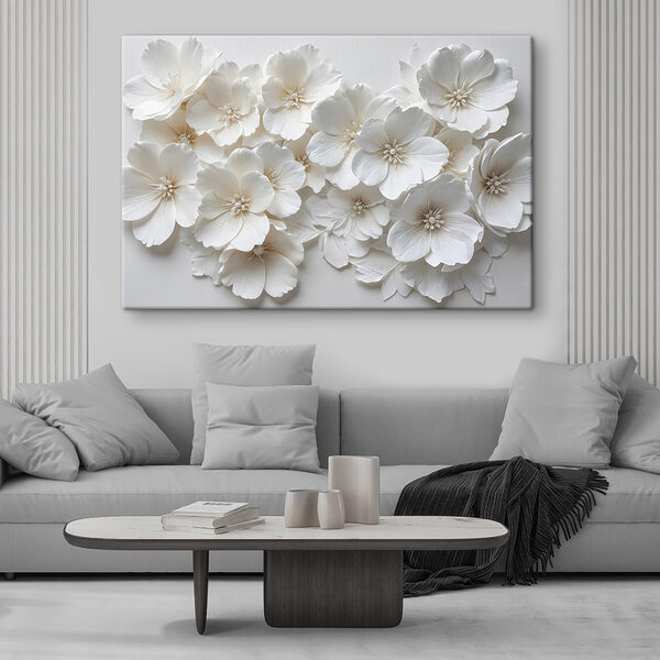 Quadri Mazzo di fiori bianchi (COD: s40548) Quadri Quadri Mazzo di fiori bianchi (COD: s40548)