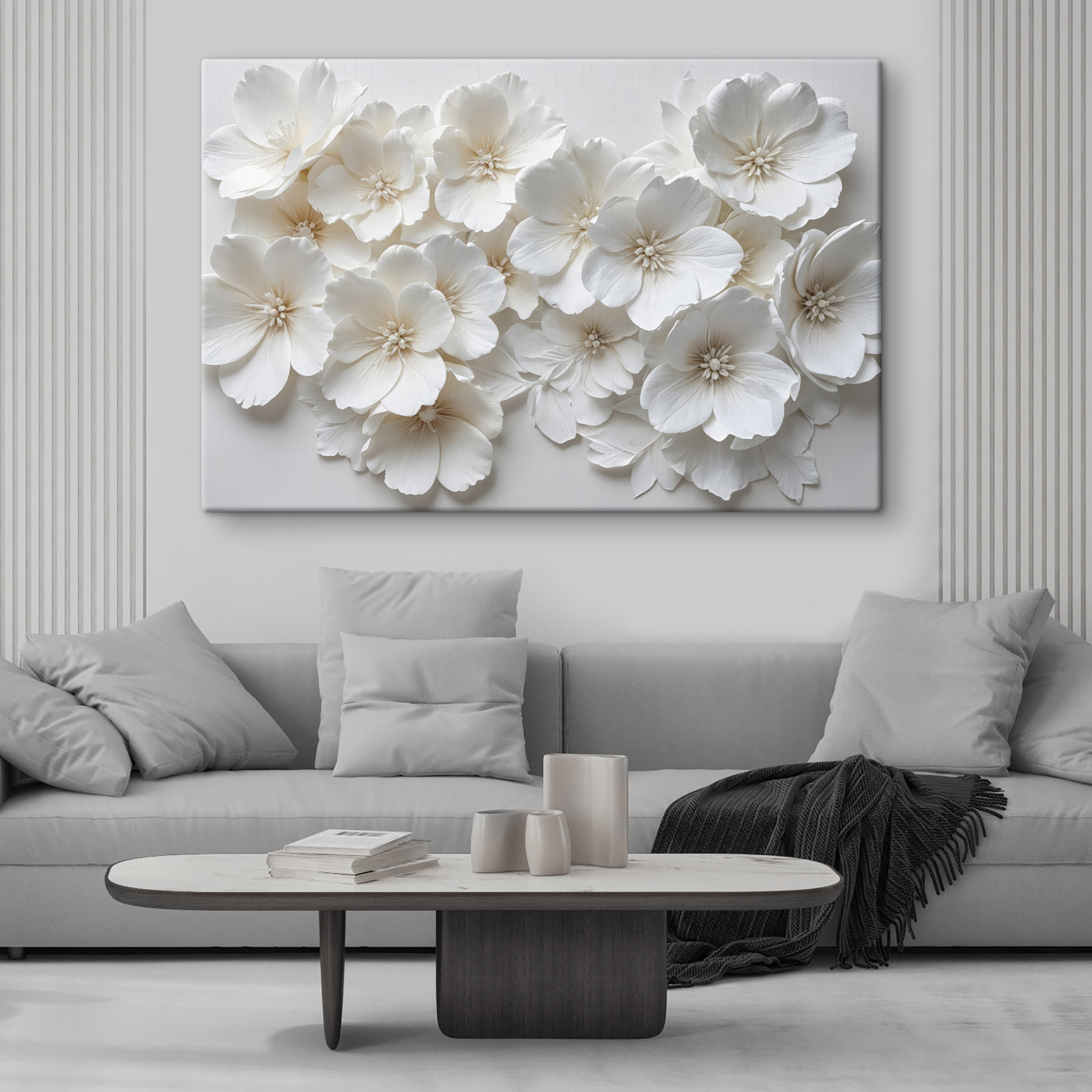Group of white flowers