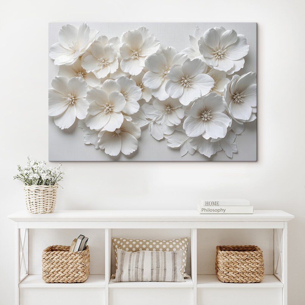 Group of white flowers