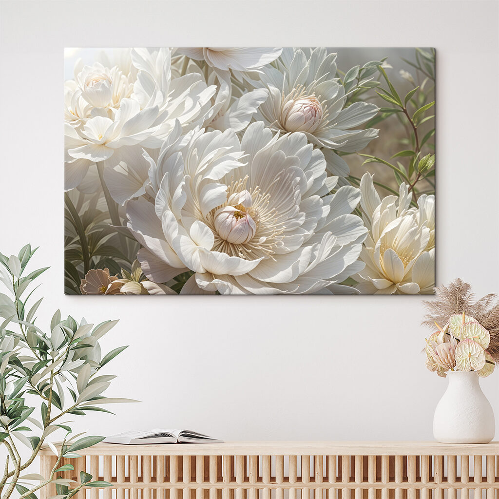 Group of white flowers