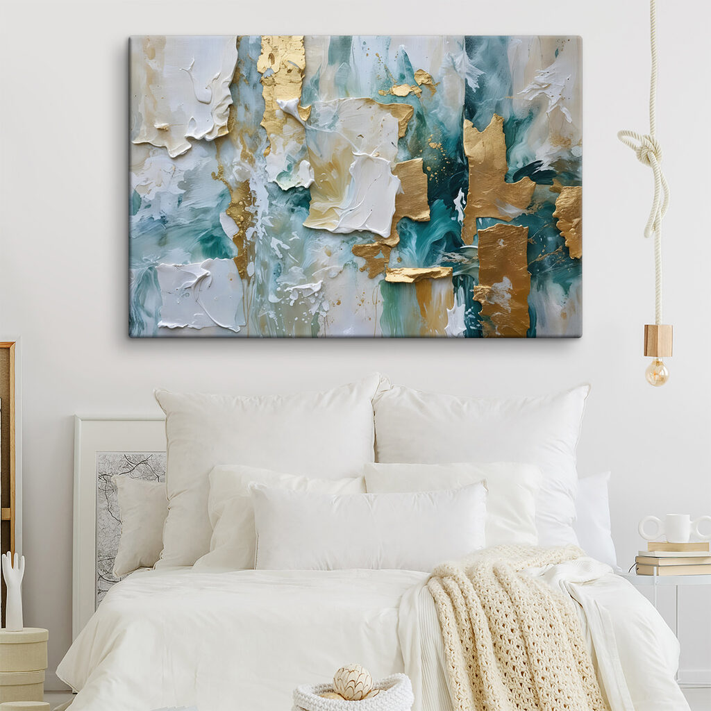 Ocean Meets Metallic Elegance Ocean Meets Metallic Elegance