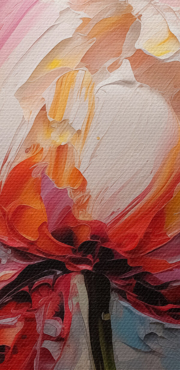 Painting of a flower Painting of a flower