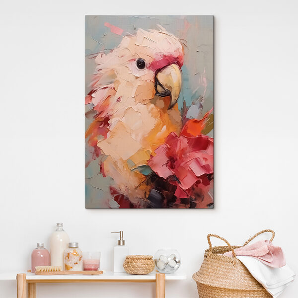 Painting of a parrot
