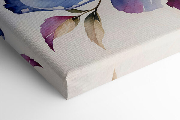 Painting of flowers on a white background