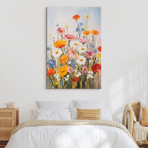 Quadri Dipinto di fiori su una parete (COD: s40504) Quadri Quadri Dipinto di fiori su una parete (COD: s40504)