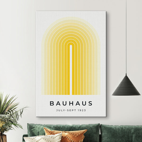 Quadri Quadri Arco giallo e bianco (COD: s40536)