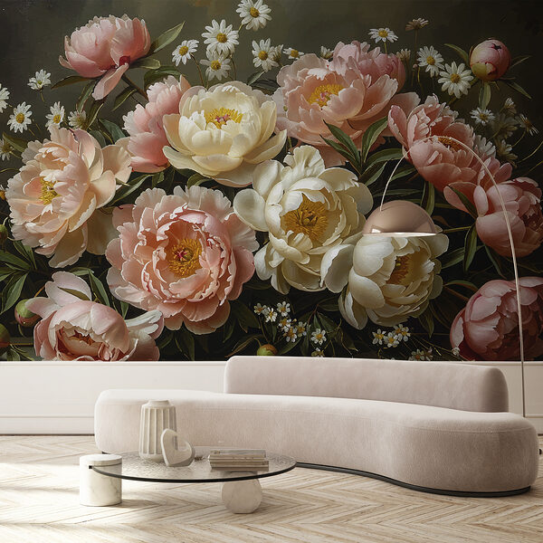 Bouquet di fiori rosa e bianchi Bouquet di fiori rosa e bianchi