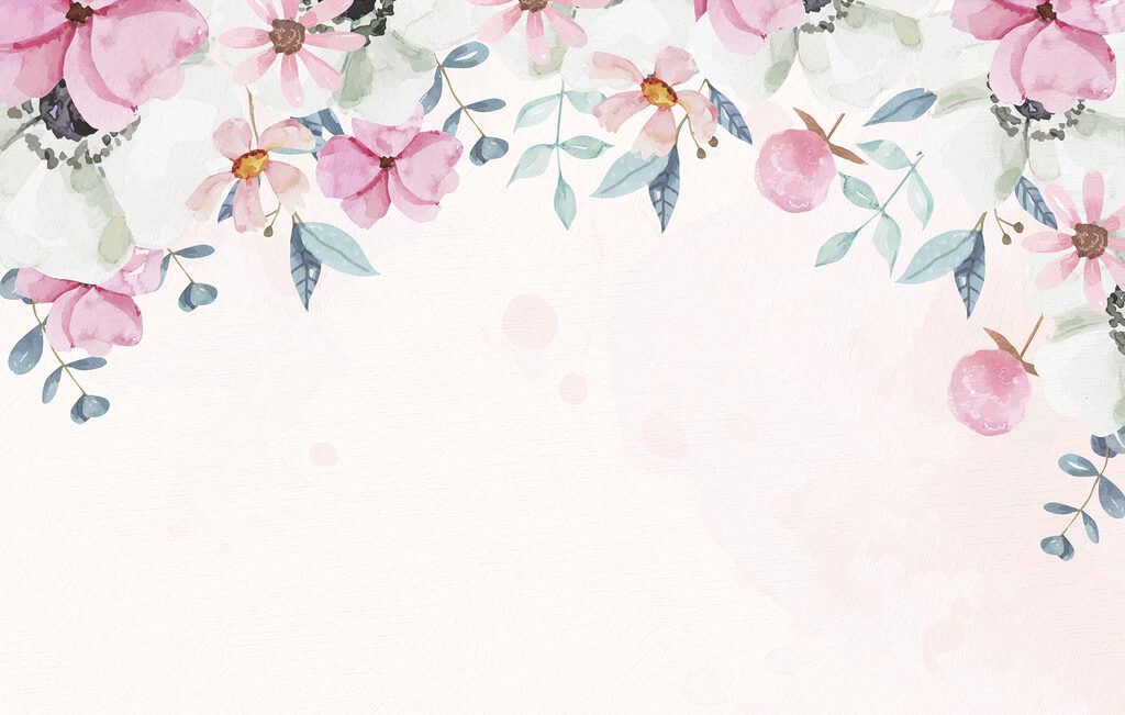Pittura ad acquerello di fiori Pittura ad acquerello di fiori