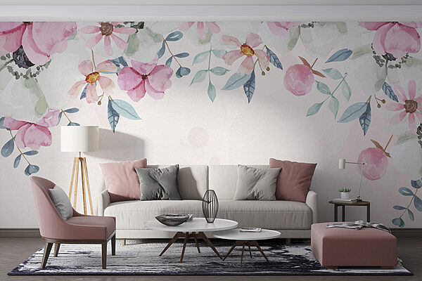 Pittura ad acquerello di fiori Pittura ad acquerello di fiori