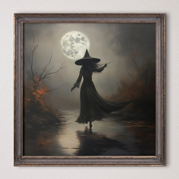 Quadri Una donna in abito da sera che cammina su un sentiero sotto la luna piena (COD: s35970) Quadri Quadri Una donna in abito da sera che cammina su un sentiero sotto la luna piena (COD: s35970)