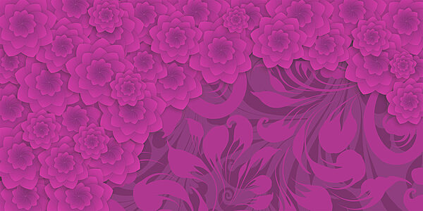 Sfondo floreale viola e rosa Sfondo floreale viola e rosa