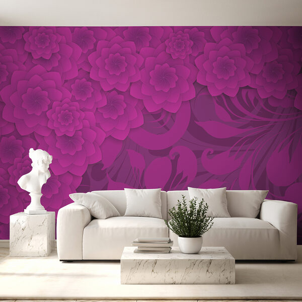 Sfondo floreale viola e rosa Sfondo floreale viola e rosa