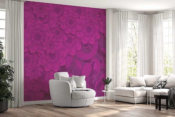 Sfondo floreale viola e rosa Sfondo floreale viola e rosa