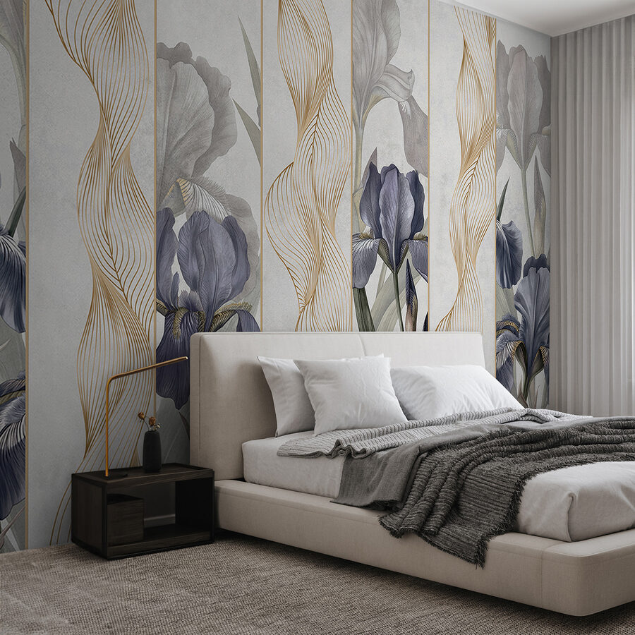 Iridi eleganti con curve delicate. Iridi eleganti con curve delicate.