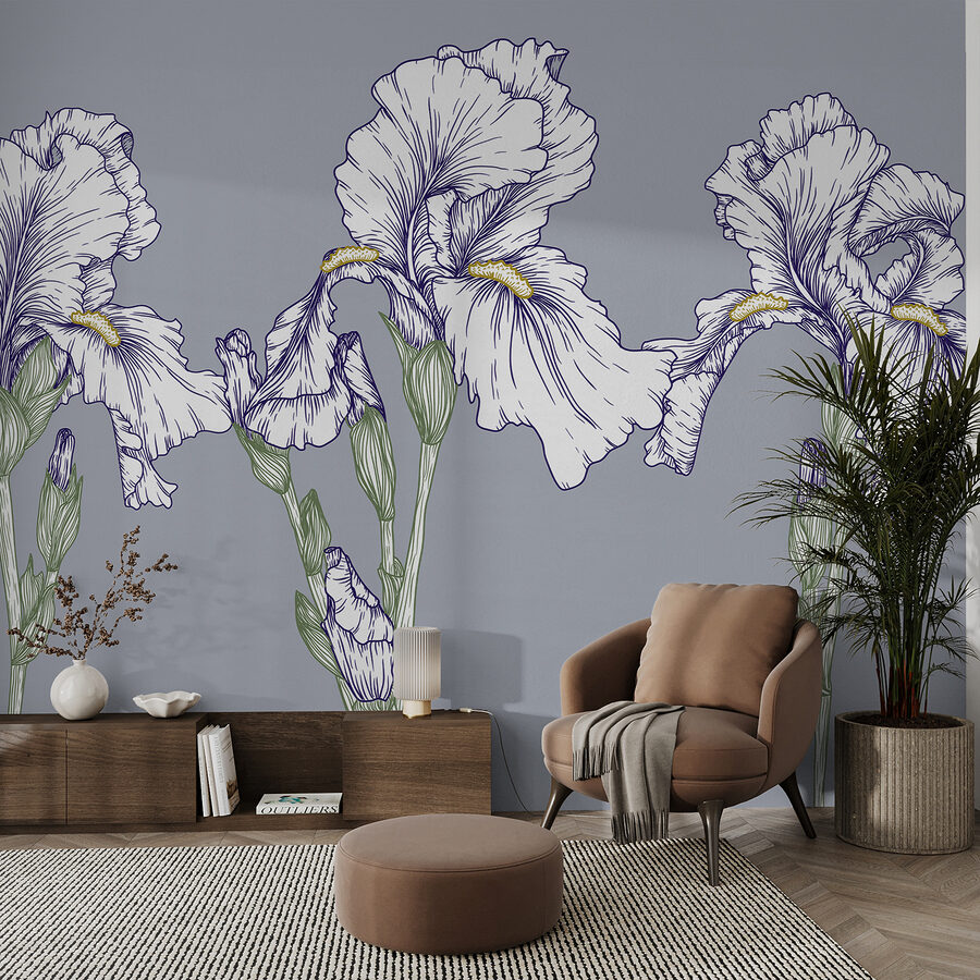 Gruppo di fiori bianchi