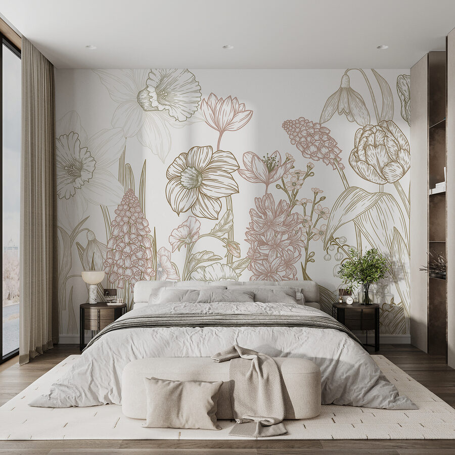 Disegno di fiori e piante Disegno di fiori e piante
