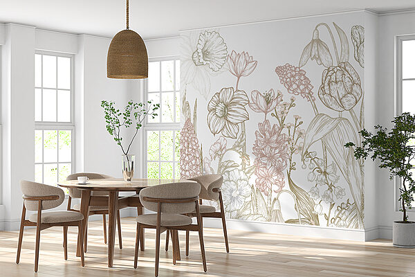 Disegno di fiori e piante Disegno di fiori e piante