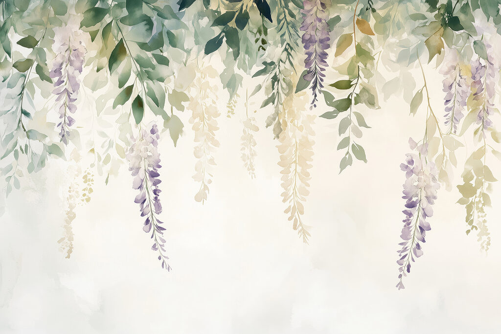 Pittura di fiori e foglie Pittura di fiori e foglie