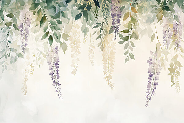 Pittura di fiori e foglie Pittura di fiori e foglie