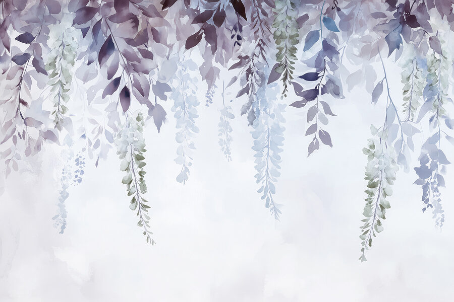 Pittura di foglie e fiori Pittura di foglie e fiori