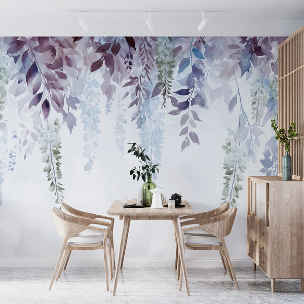 Pittura di foglie e fiori Pittura di foglie e fiori