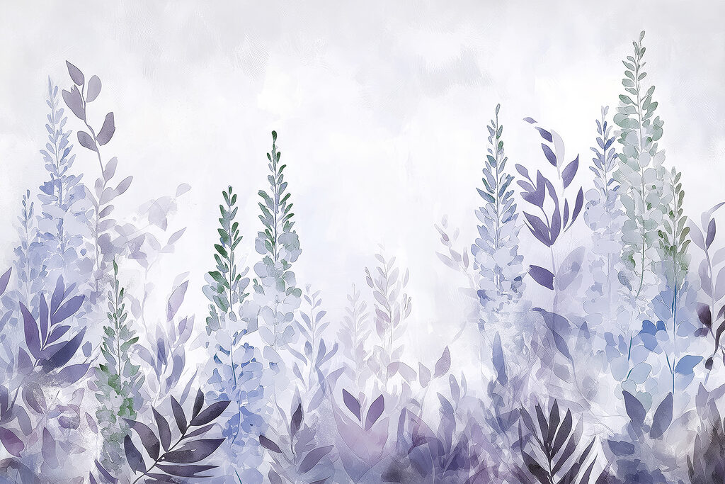 Pittura di piante con foglie Pittura di piante con foglie