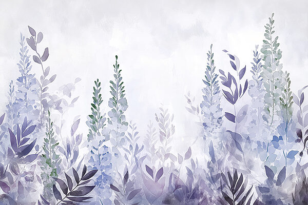 Pittura di piante con foglie Pittura di piante con foglie