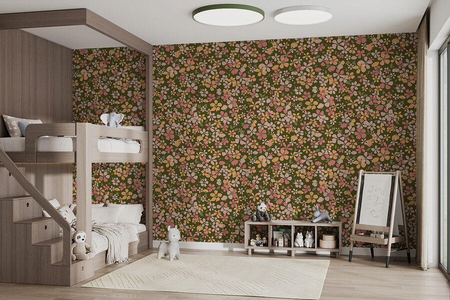 Motivo di piccoli fiori