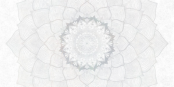 Mandala bianco e grigio Mandala bianco e grigio