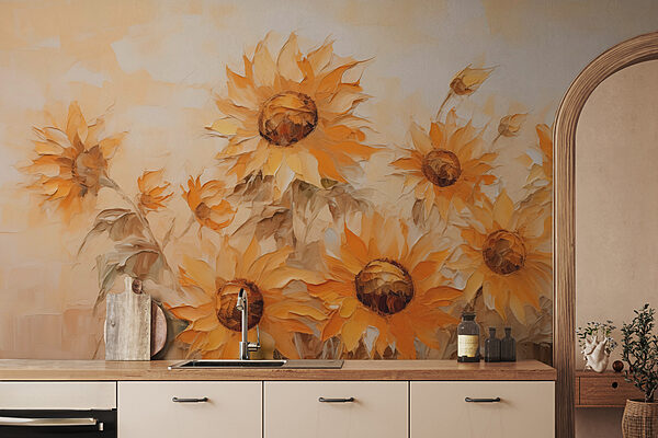 Pittura di girasoli Pittura di girasoli